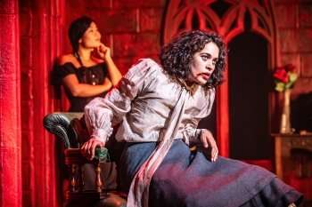 Mei Mac and Umi Myers in Dracula. Photo credit: Marc Brenner