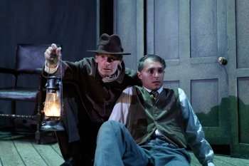 John Mackay (Arthur Kipps) and Daniel Burke (The Actor). Photo by Mark Douet