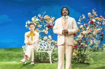 Olly Alexander and Nathan Stewart-Jarrett in West End transfer of The Importance of Being Earnest © Marc Brenner