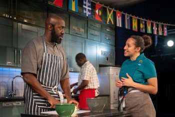 Darrel Bailey (Daniel) & Aimée Powell (Naomi) Photo credit Nicola Young