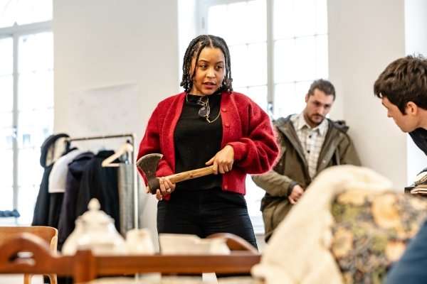 Director Ola Ince in rehearsals for THE MOUSETRAP, credit Danny Kaan.