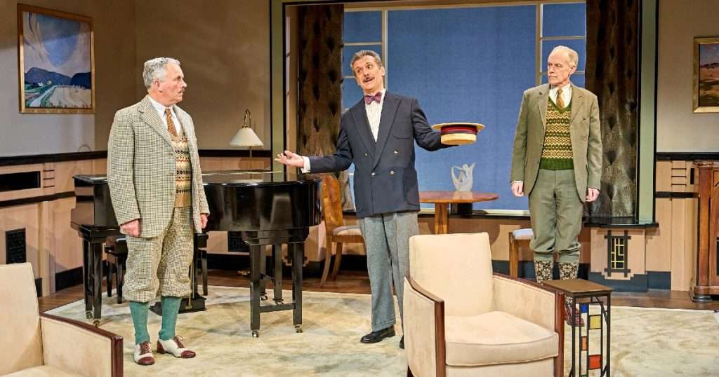 Christopher Hollis (Bill Banbury), Graham Vick (Maurice Duclos) and Richard Teverson (Fred Steroll) - credit Manuel Harlan