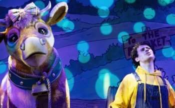 Jack and the Beanstalk at Watford Palace Theatre. Photo by DMLK Video.