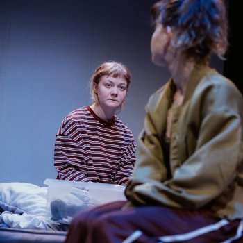 Catherine Ashdown and Eileen Duffy in 1.17am, or until the words run out. Photo credit: Giulia Ferrando